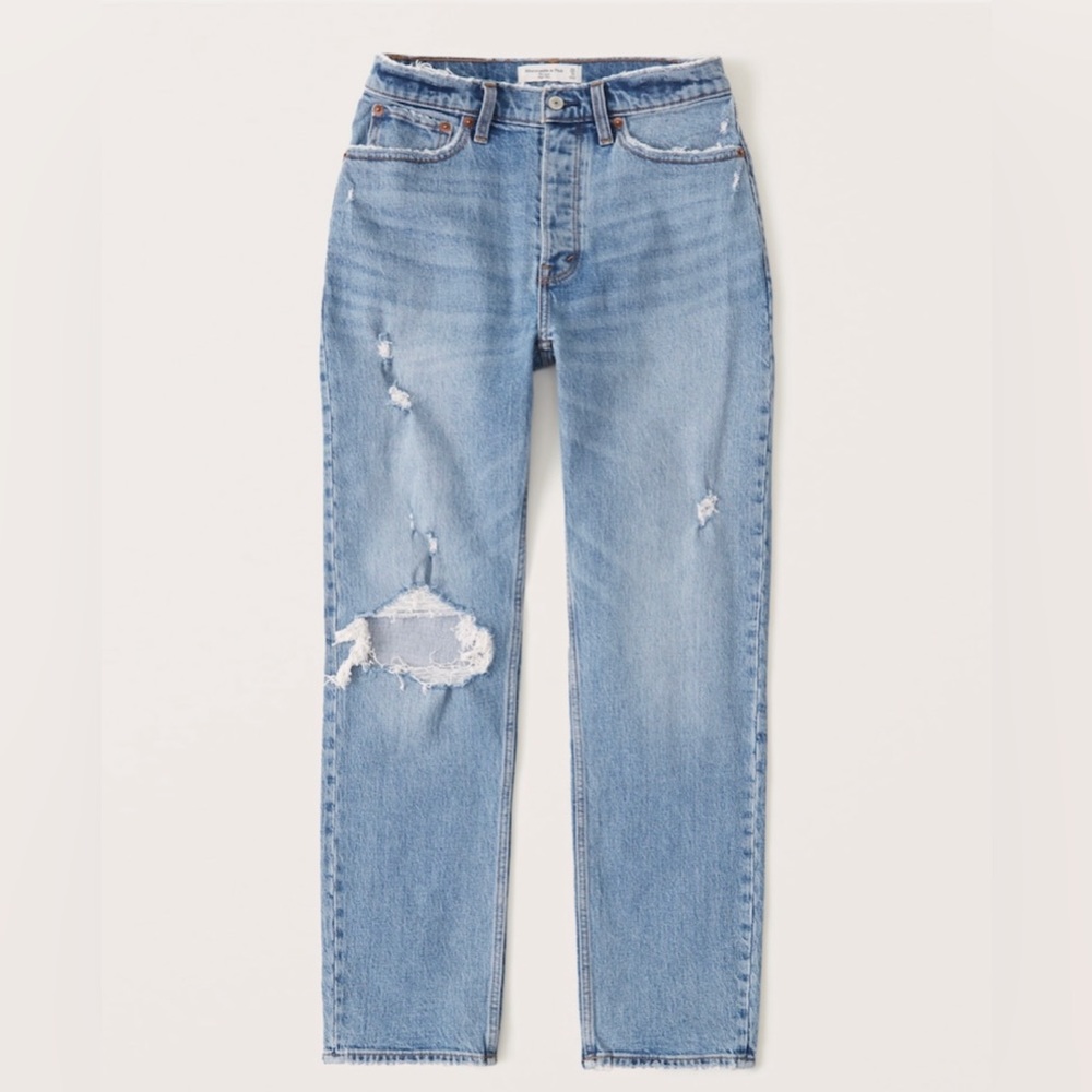 ♥︎A&F Vintage Stretch Denim Curve Love Dad in high rise size 32/14𝑹